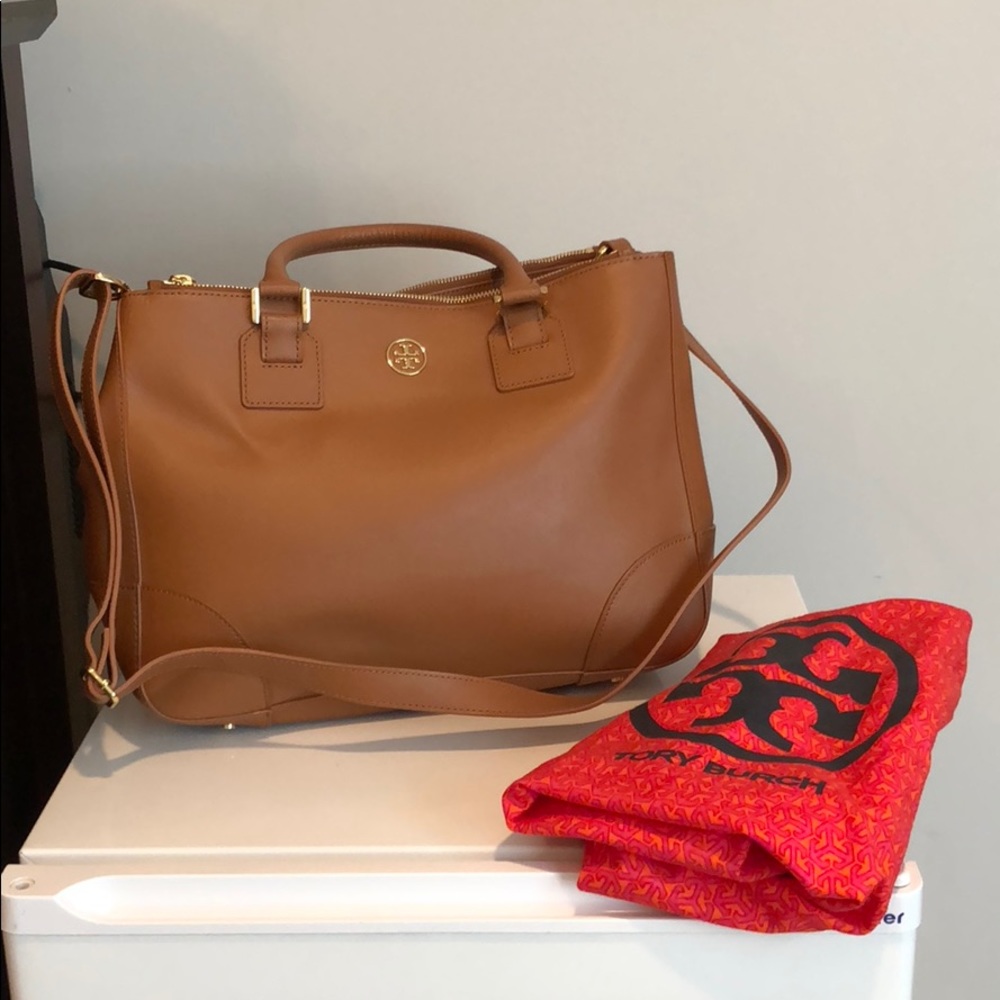 Tory Burch Robinson Double Zip Tote